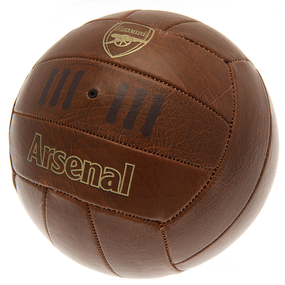 Arsenal FC Faux Leather Football (Size 5)